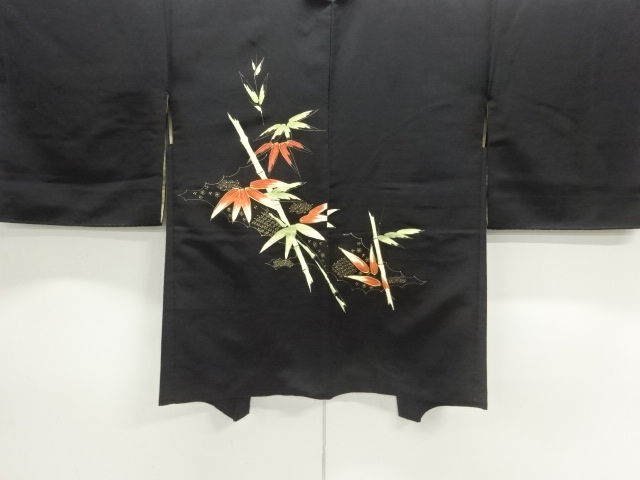 JAPANESE HAORI COAT / EMBROIDERY / BAMBOO 